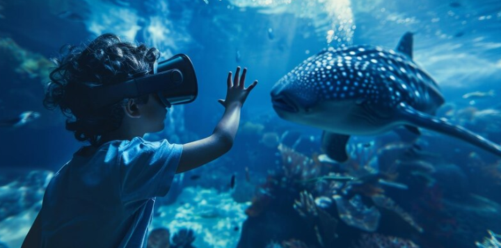 Experiencing Virtual environment of underwater diving using virtual reality tools